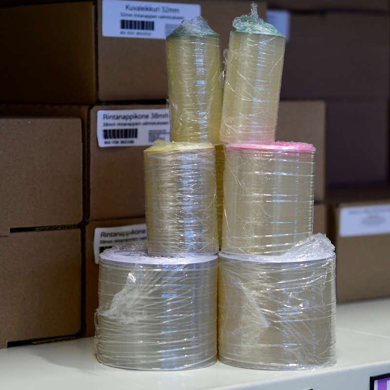 Metallinen 38mm Rintanappien komponentit 1000 erässä