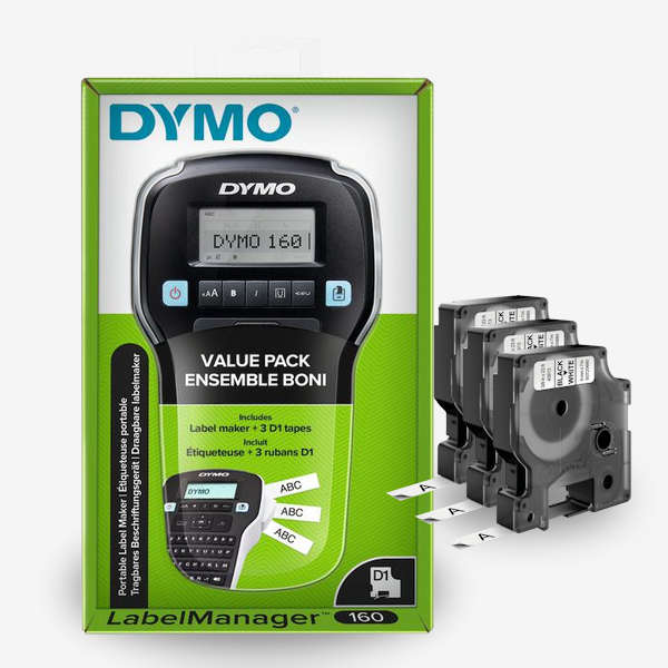Dymo LabelManager 160P Tarrakirjoitin Valuepack