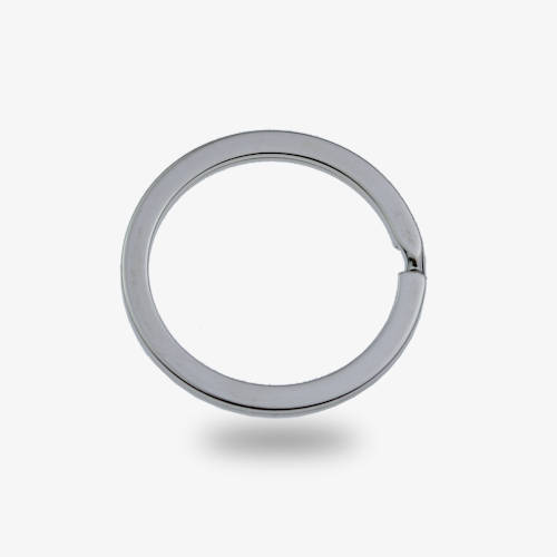 25mm Metallinen Litteä Avainrengas