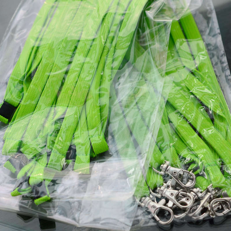 Lime Classic 10mm kaulanauha turvalukolla ja papukaijaklipsillä
