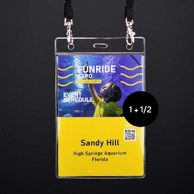 Kirkas Muovitasku A6 ja A7 kortille, esim käsiohjelma ja pääsylippu